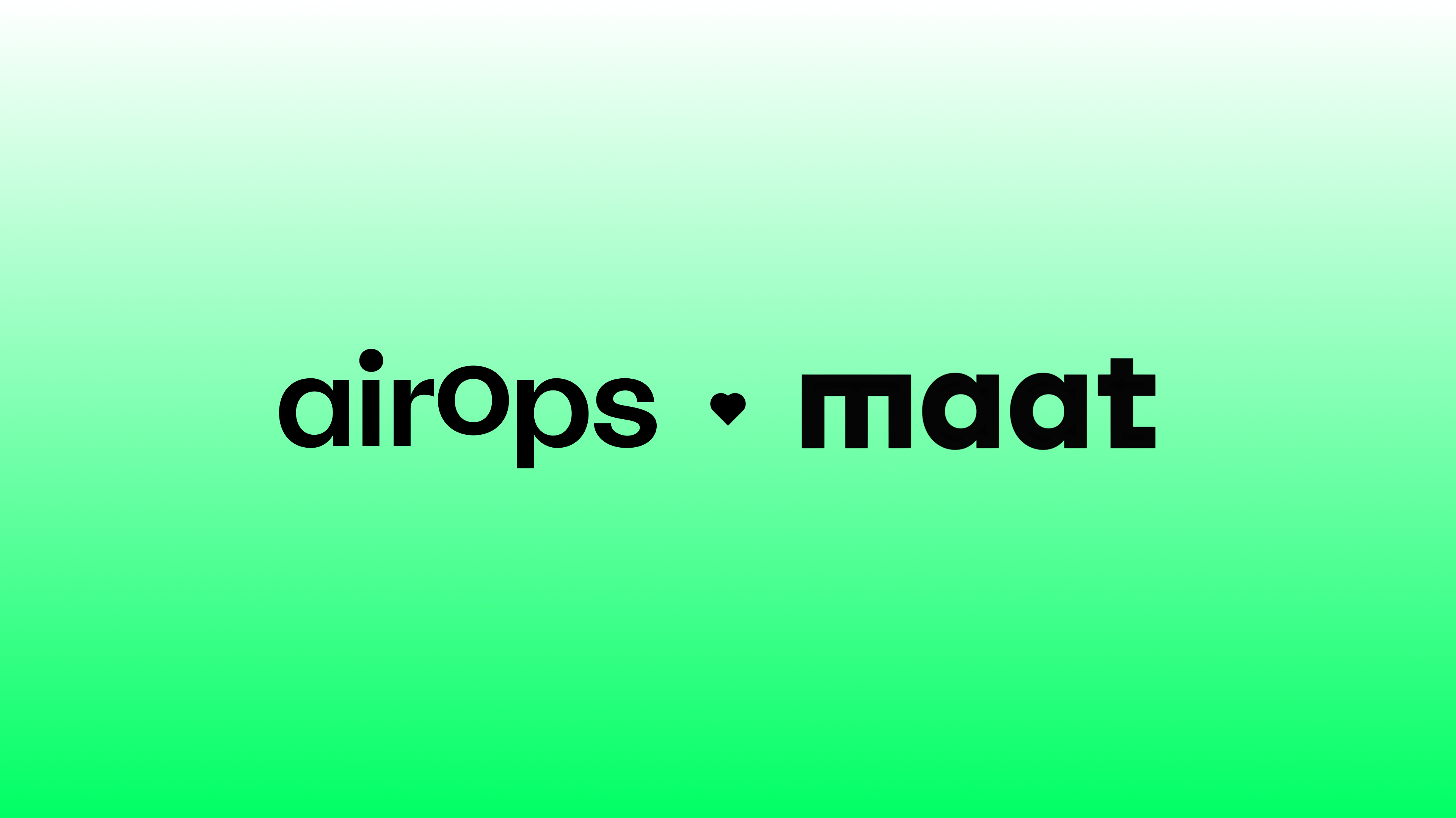 AirOps ❤ MAAT · venue gratitude